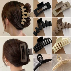 Nuovo fermaglio per capelli grande per le donne moda francese elegante fermagli per capelli lettera coreana Clip artiglio per capelli ragazze forcine accessori per capelli