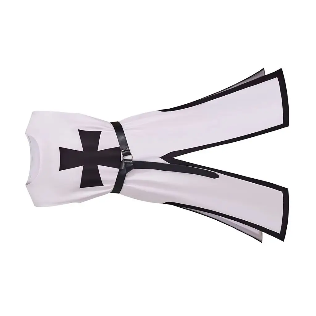 

Medieval Renaissance Military Uniform Knight Robe Top For Men Halloween Carnival Party Warrior Disguise Outfits