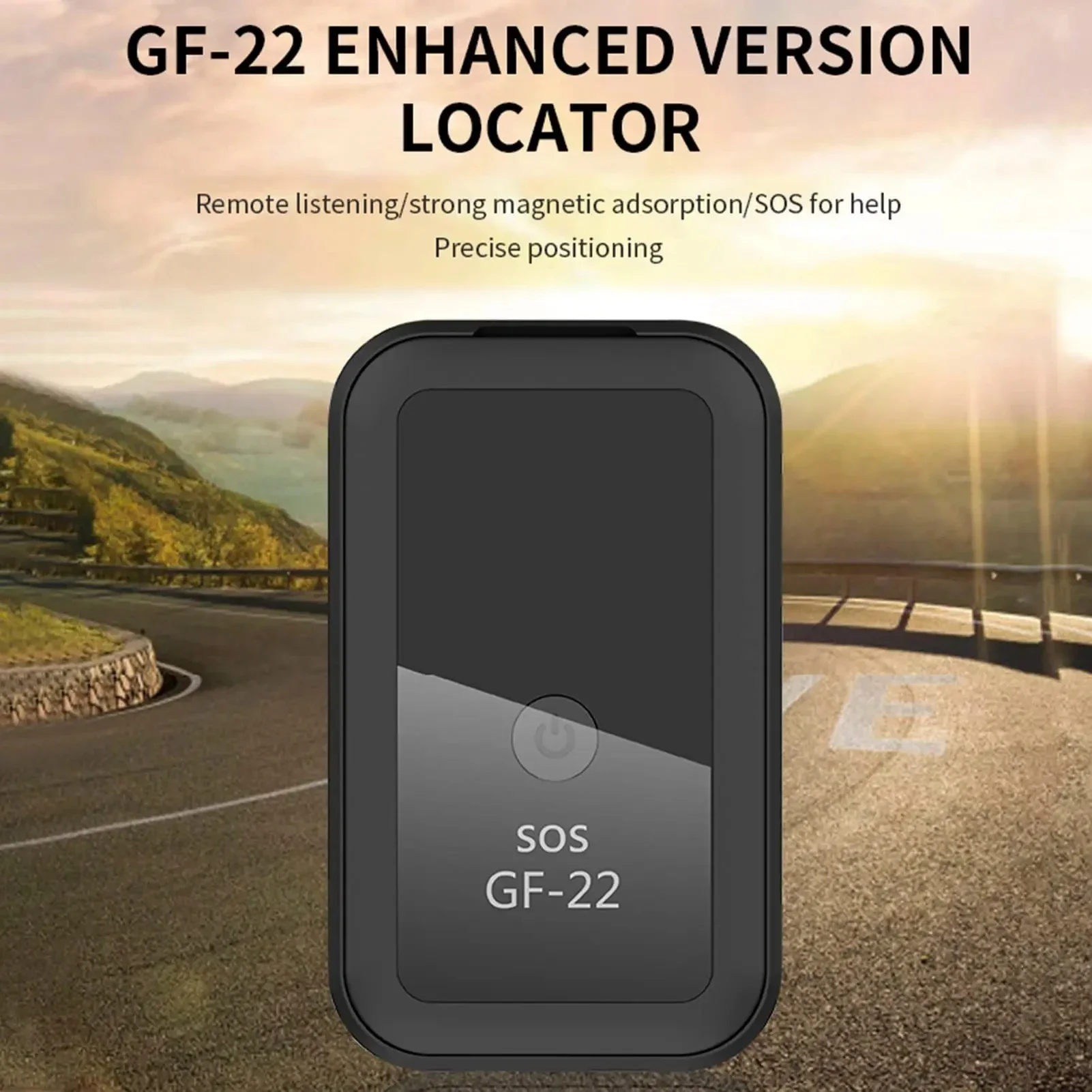 2024 GF-22 Car GPS Tracker device Strong Magnetic Automatic Alarm Motorcycle Car GPS Trackers Voice Control Anti-Lost Device