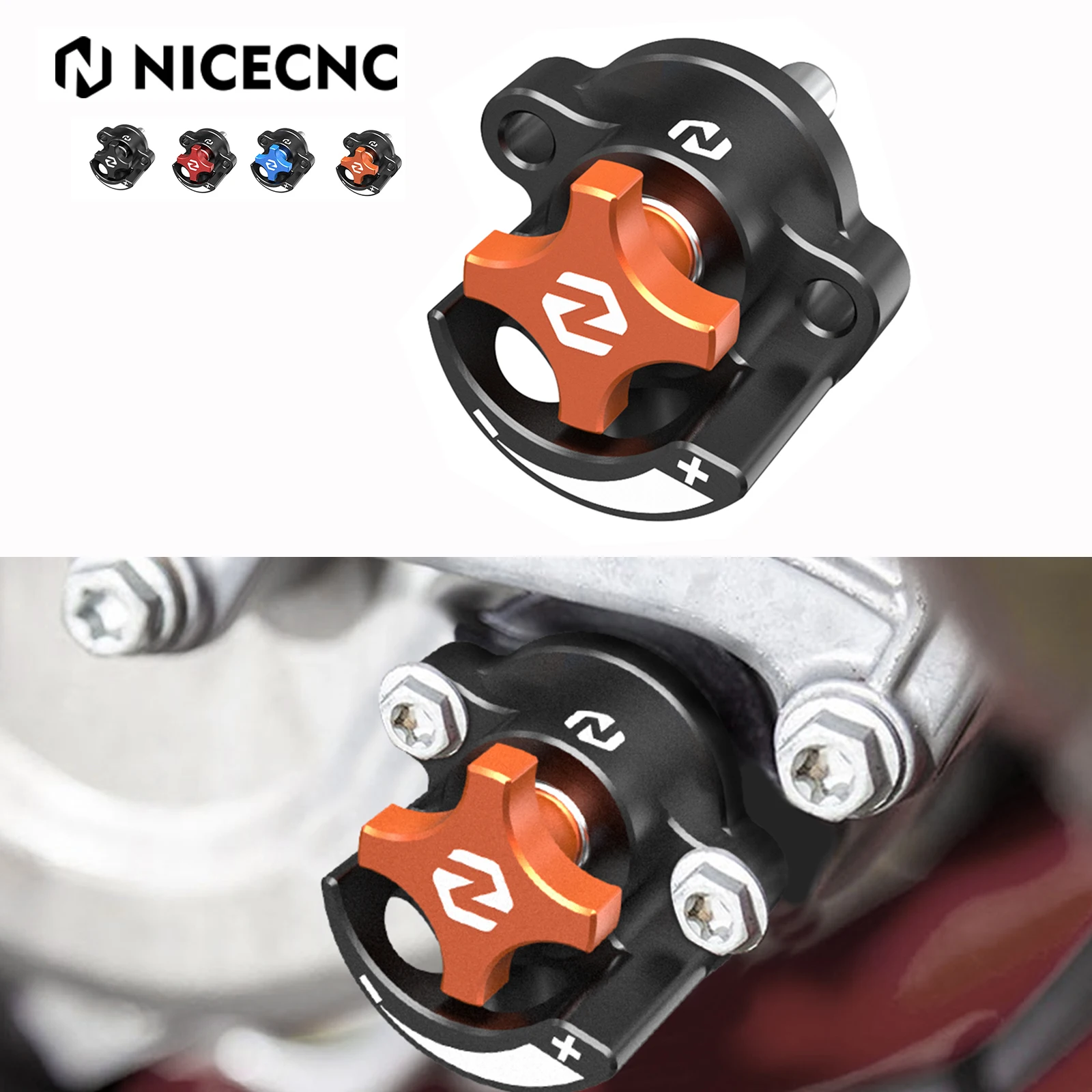 NICECNC For KTM 250 300 EXC SX XC XCW MXC 6D TPI 1998-2022 150 250 300 XC-W EXC TPI 2023 Power Exhaust Valve Adjuster Regulator