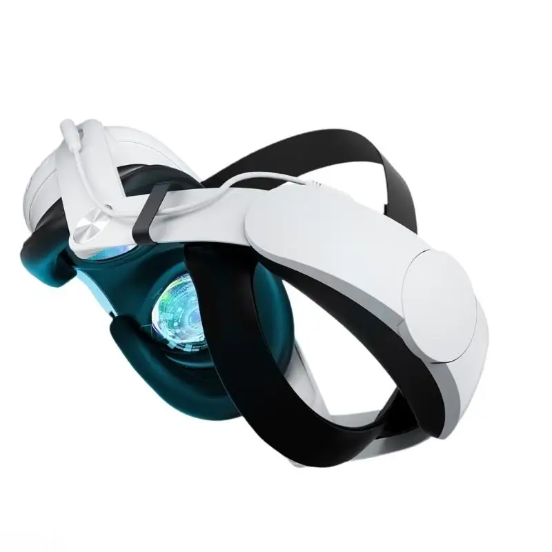 

1pc Adjustable Extended Runtime VR Battery Power Backup Overheating Protective Silicone Comfortable Fit for Gaming Devices