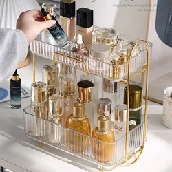 NEW Acrylic Cosmetics Storage Rack Lipstick Perfume Box Makeup Room Bathroom Desktop Organizer,Thickened High-quality