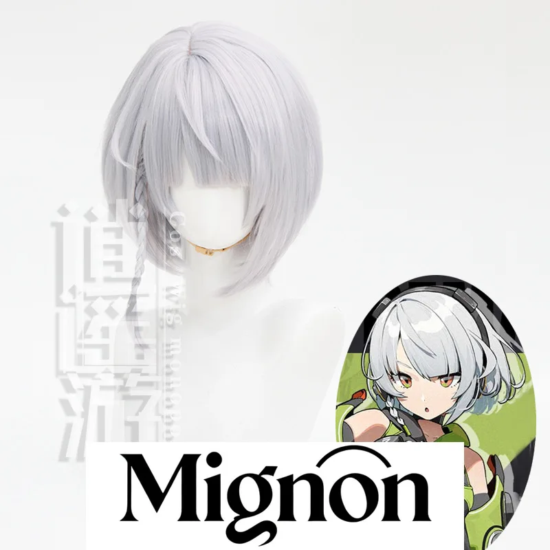 

Zenless Zone Zero Anby Demara, парик для косплея, маленькие косы, версия персонажа, подарок на Хэллоуин