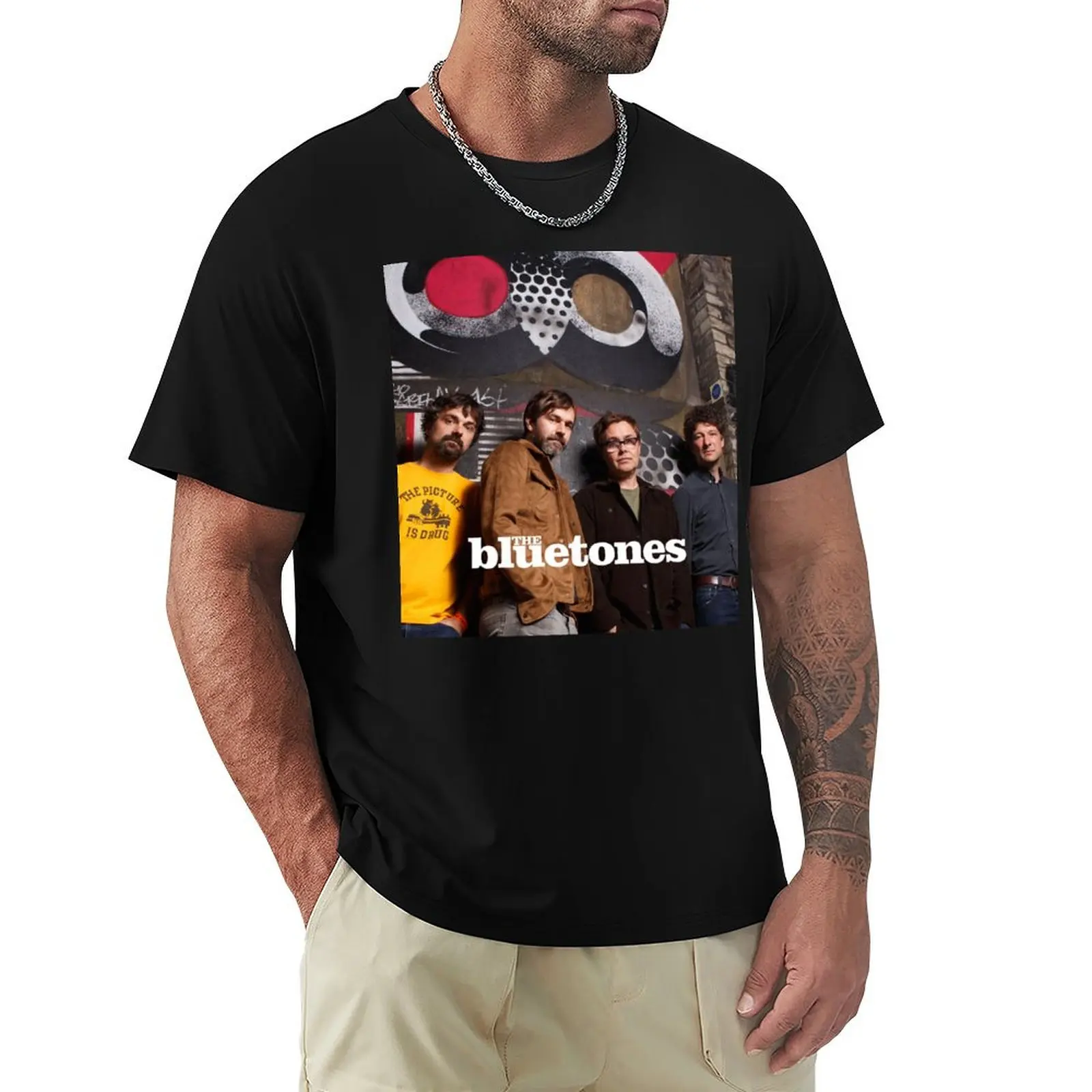 

oneblue Show The Bluetones to Fly World Tour 2021 T-Shirt graphics funny meme t-shirts plus size men clothing