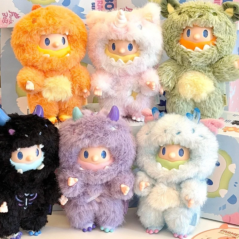 

FARMER BOB Ani Dragon Mirage Series Blind Box Kawaii Dragon Anime Figure Mystery Box Trendy Vinyl Plush Plush Doll Pendant Gifts