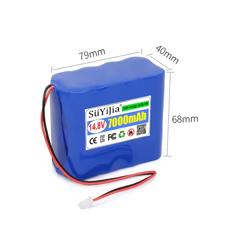 14.8V 18650 Lithium Battery Pack 16.8v Large Capacity 18650 Battery Audio LED Light 18V Rechargeable Battery+BMS Li Ion 12v CE