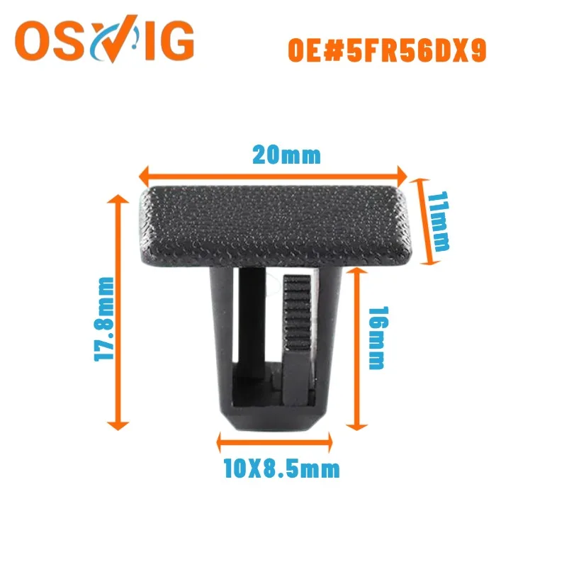 20PCS OE#5FR56DX9 5FR56XXXAB Threshold Plate Side Skirt Fender Clip for Jeep Chrysler Grand Cherokee