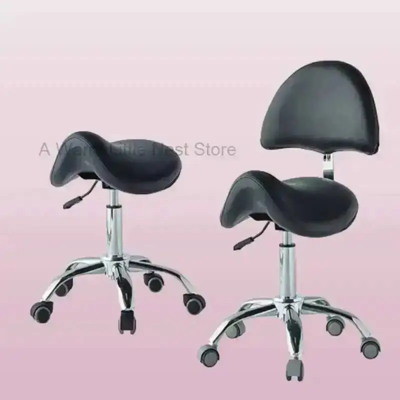

Black Spa Saloon Barber Vintage Chair Gold Beauty Salon Washing Wheel Siege Cut Hair Barbing Chairs Braiding Aesthetic Electric