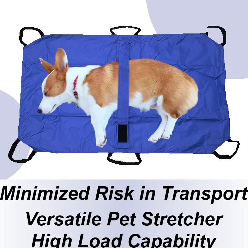 

Pet Stretcher Transport Stretcher For Puppy Multifunctional Foldable Design Patient Pet Transfer Rescue Tool With Safety Strap