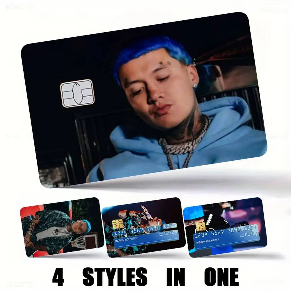 Blessd-d Cantante-e Rapper-r Credit Card HD Stickers Easy to replace, change card style anytime as you like