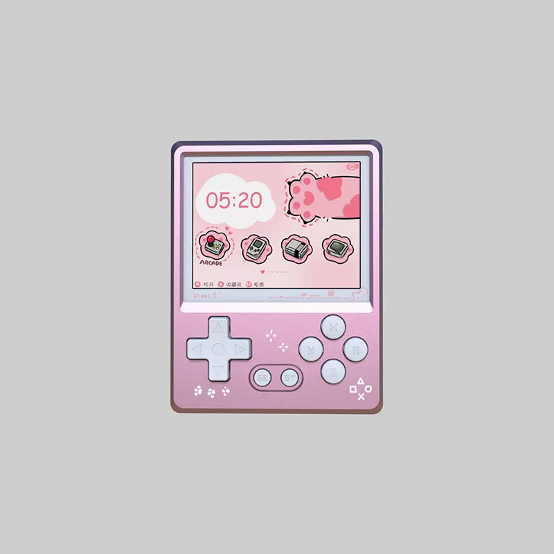 

Gkd Pixel 2 Metal Game Handheld Console Retro Nostalgia 2.4in 640x480 Ips Screen Game Console Full Metal Body Cnc Custom Gift