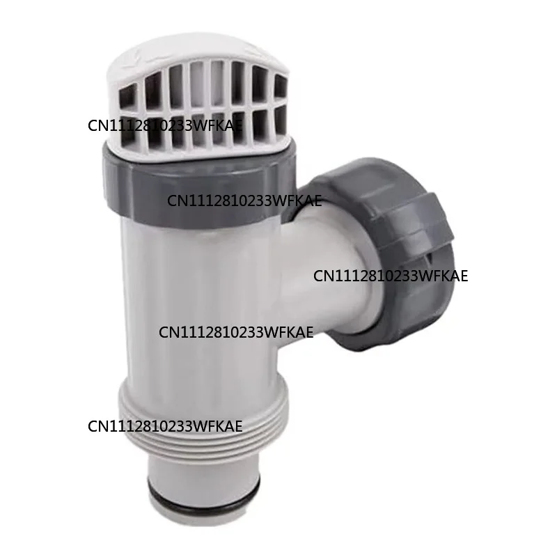 2PCS swimming pool plunger valve is suitable for above-ground swimming pool parts replacement pipe bracket globe valve
