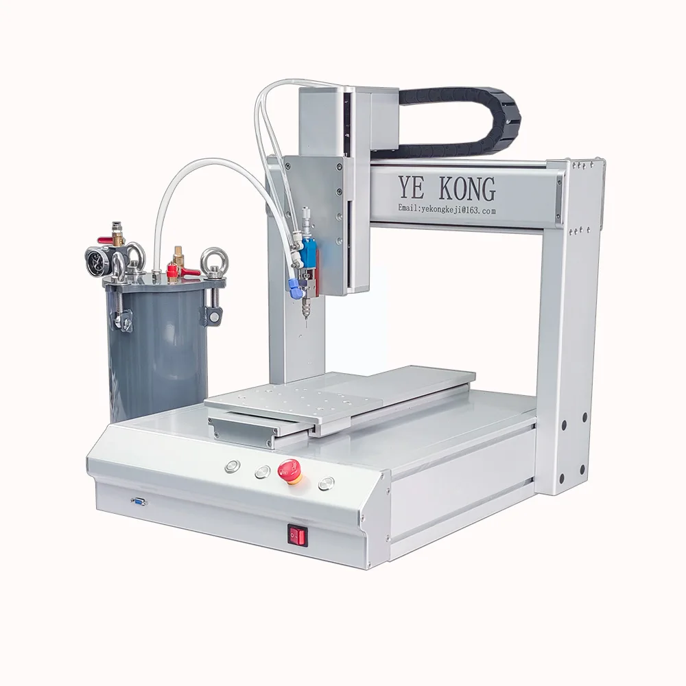 YK-D331 Customized operating area 3-axis high-speed single-component silicone desktop automotive dispensing machine