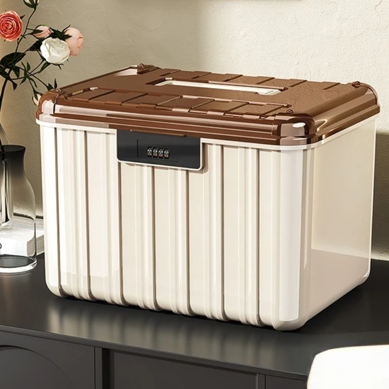 

Password Storage Box, Large-capacity Household Lockable Storage Box, for Storing Valuable Items, Snacks and Files