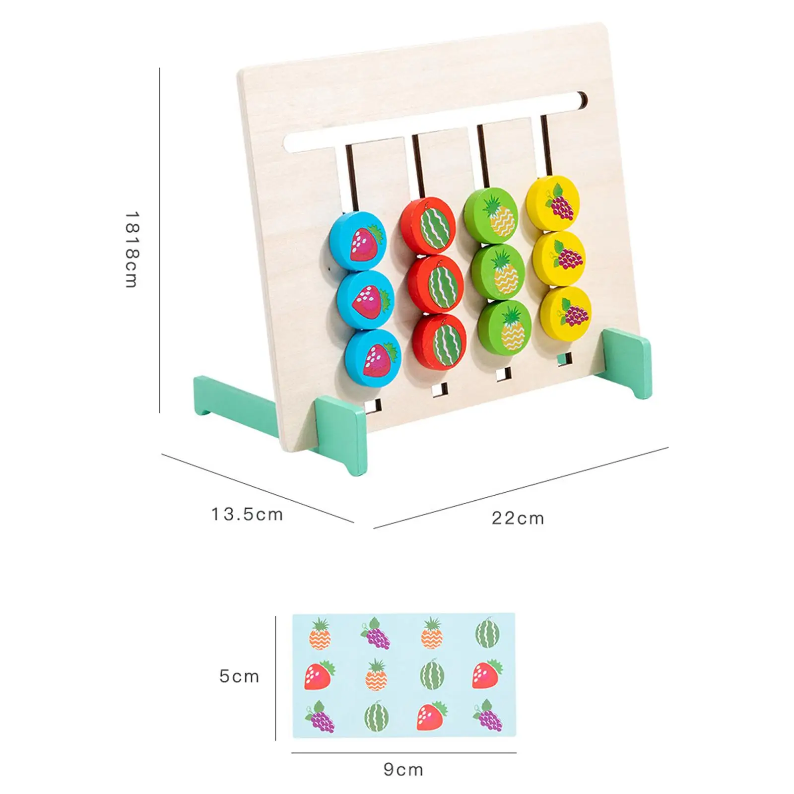 Jeu de logique de casse-tête à glissière, casse-tête assressenti, 3 ans, 4 ans, 5 ans, 6 ans, 7 ans, document