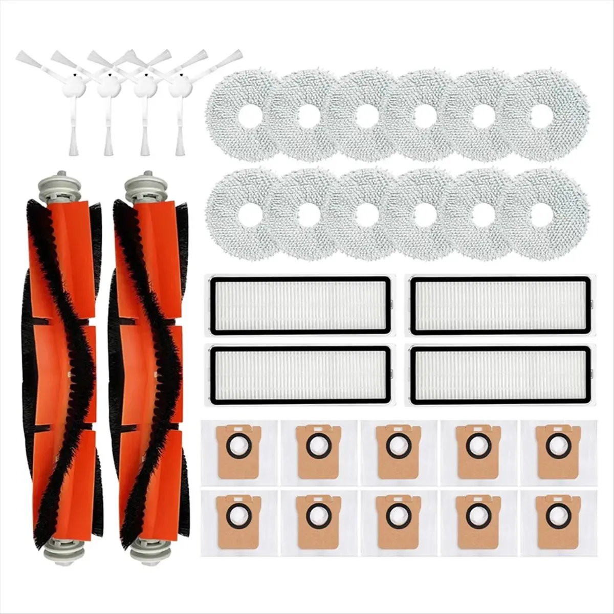 

Для робота-пылесоса X10 + X10 Plus B101GL запасные части аксессуары основная боковая щетка Hepa фильтр мешок для пыли тряпка для швабры