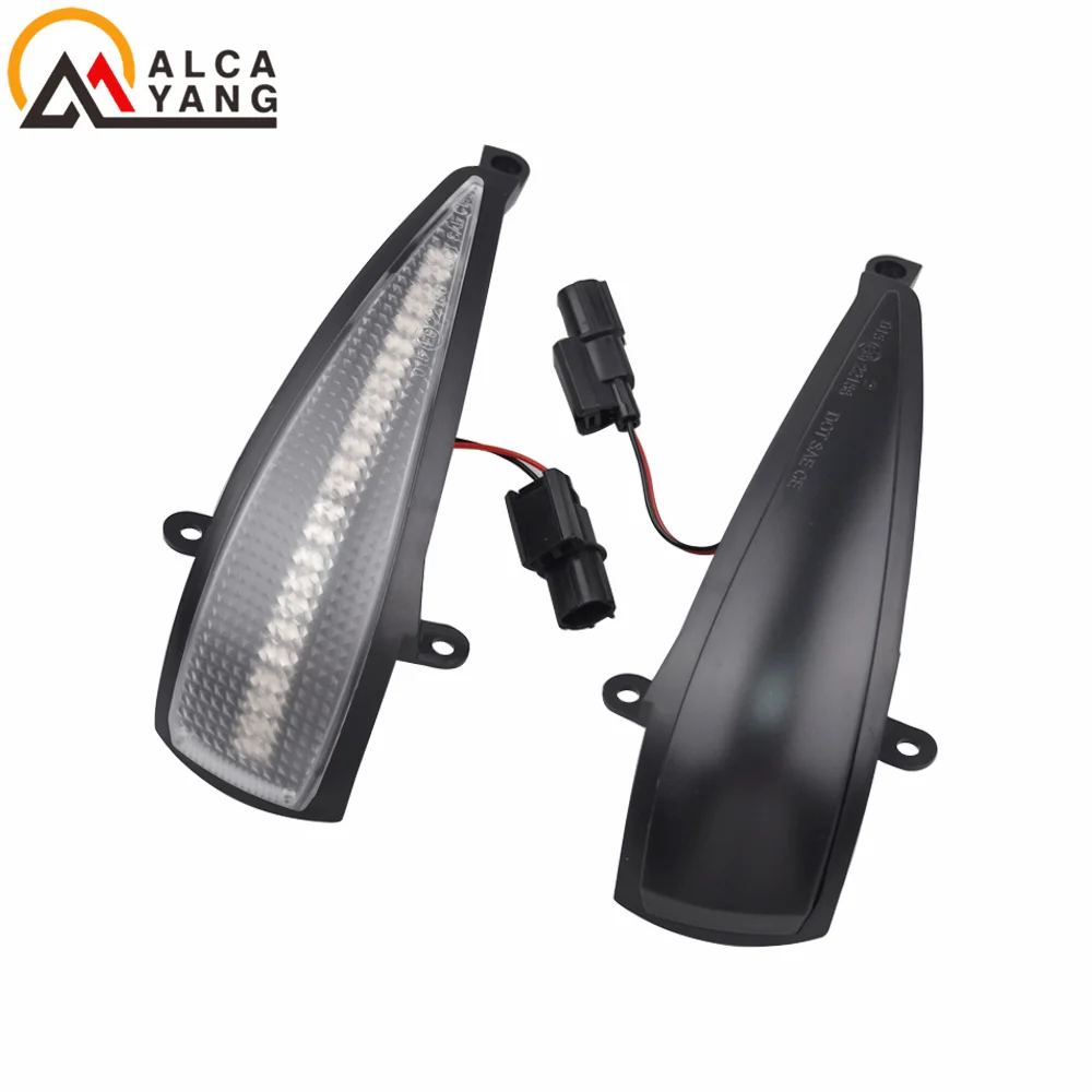 2X Dynamischer Blinker LED-Blinkleuchte Seiten-Spiegel-Lampe für Honda Civic 8. Generation MK8 Hatchback 3D 5D 2006 2012 FN2 FN FK – Detail 11