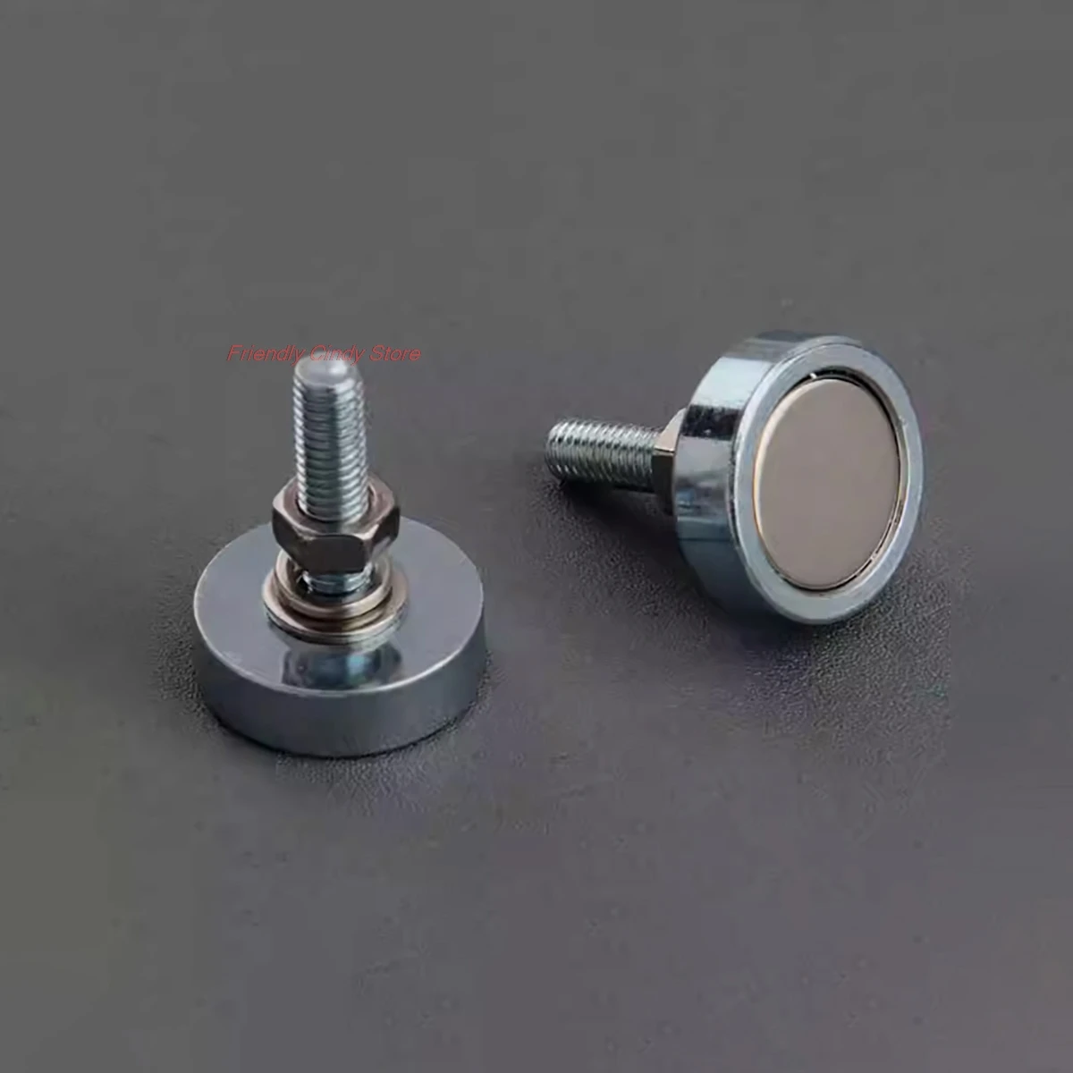Circular Anti Drop Strong Magnet Base Screw/LED Light Panel Sensor Fixing Modification Permanent Magnet Suction Cup