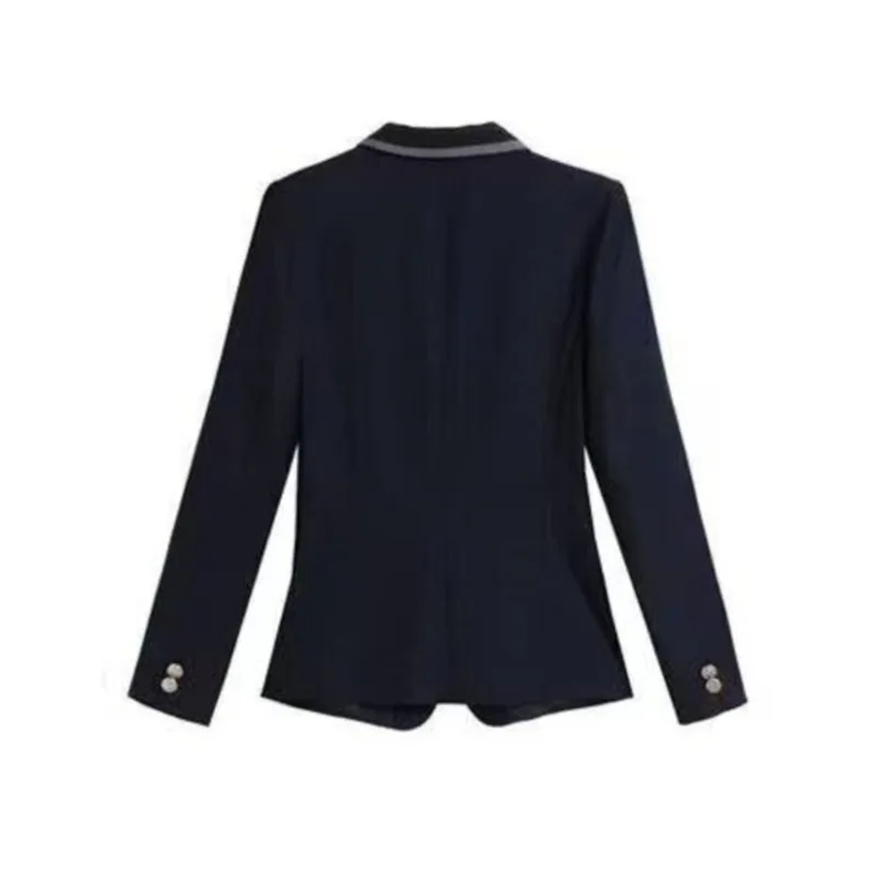 WVGA Spring Autumn New Men Tide College Style Trendy Suit Coats Niche Chic Casual Turn-Down Collar Long Sleeve Blazer Ins W19817