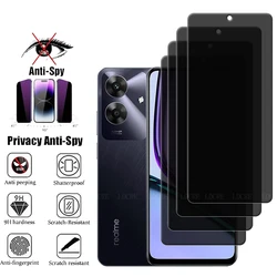 4Pcs For Realme Note 60 Glass For OPPO Realme Note 60 Screen Protector Protective Privacy Anti-Spy Tempered Glass Realme Note 60