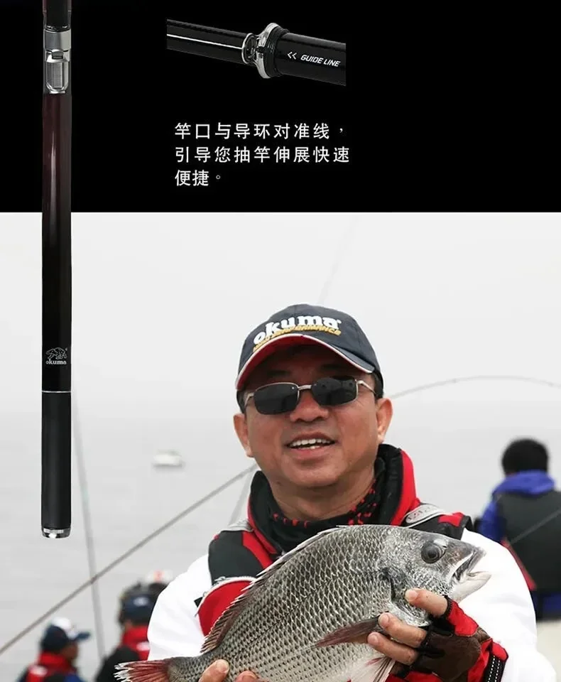 Okuma All Metal Rust Proof Smooth Bearing 5.5:1 Fishing Reel Drag System 15Kg Maximum Power Rotating Wheel Fishing Coil1000-5000