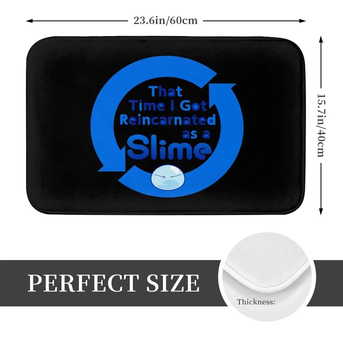 لقد تجسدت كسابق أنيمي الوحل ممسحة المطبخ مدخل المنزل الكلمة حصيرة المضادة للانزلاق السجاد البساط لشرفة مسند القدم الحصير #3