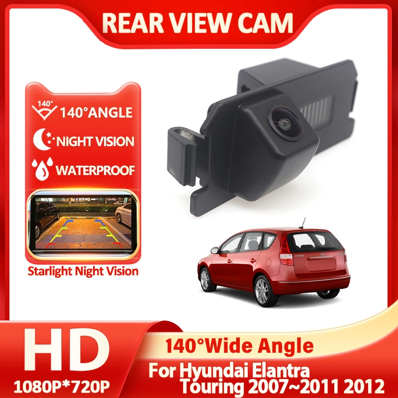 CCD HD Fisheye Rear View Camera For Hyundai Elantra Touring 2007~2010 2011 2012 Car Reverse Monitor 140 degree Wide Angle