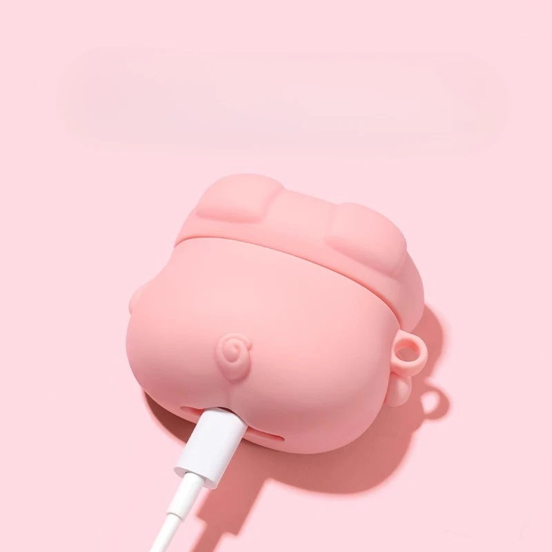 2025 جديد لطيف Kawaii خنزير غطاء ل AirPodspro3 حافظة الكرتون لطيف حقيبة سماعة الاذن ل AirPods Pro3 شحن غطاء أصبع لينة #3