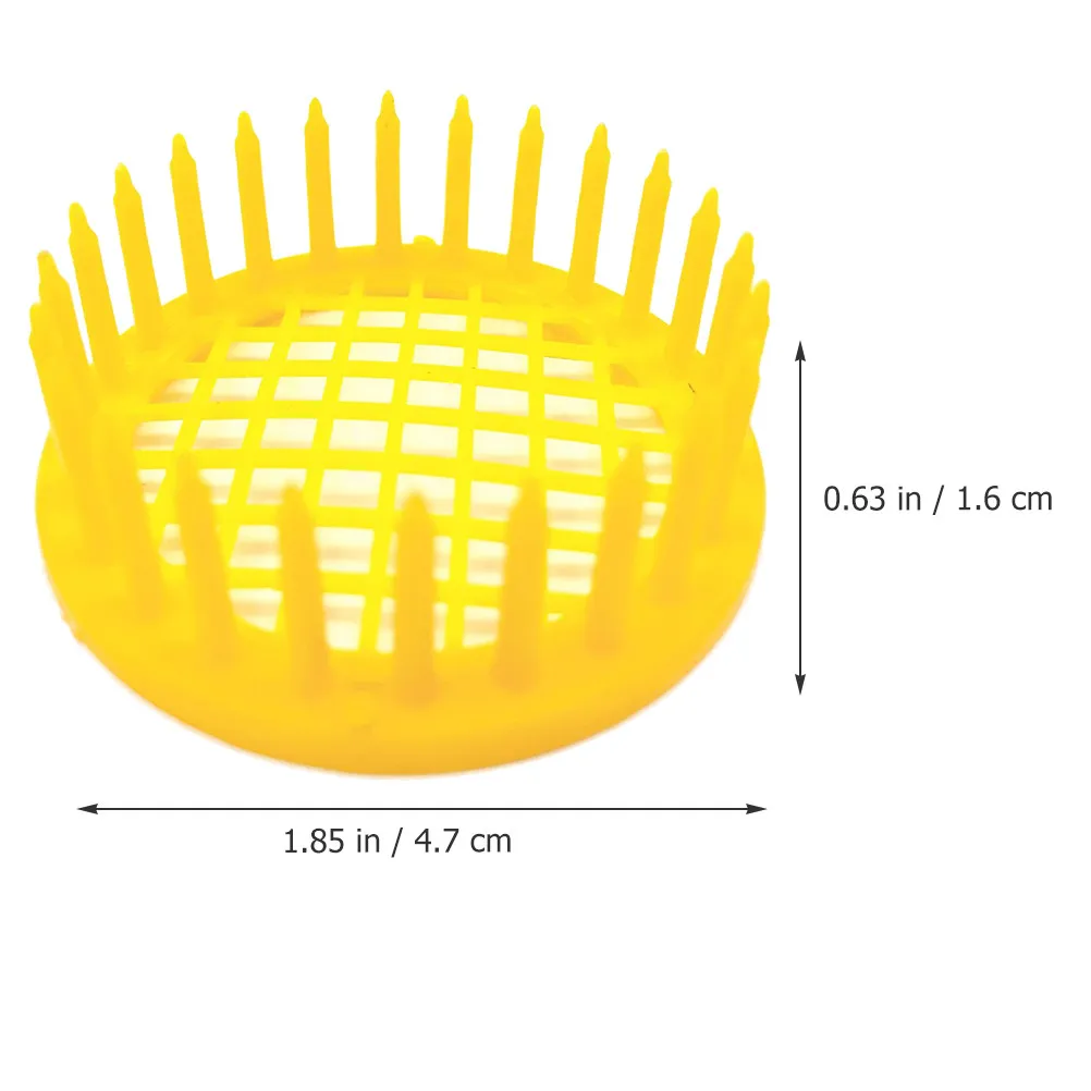 10Pcs Bee Cage Cell Protector Plastic Bee Rearing Cage Professional Beekeeping Equipment Cell Incubation Bases