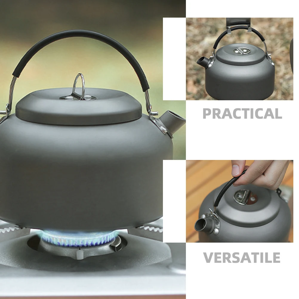 

1.4L Outdoor Camping Kettle Stovetop Portable Wear-resistant Water Pots Tea Coffee Household Kitchen Accessories