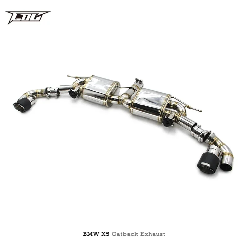 Asse per X5 2014-2023 Racing Escape Catback 304 silenziatore per tubo di scarico in acciaio inossidabile