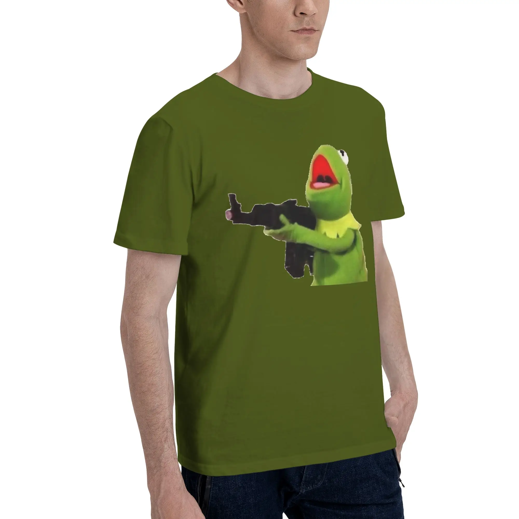Kermits the Frog Apparel Unisex T Shirts Cotton Tee New Arrival  Tops T-shirt