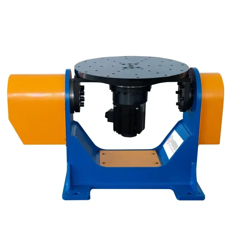 2025 New Machinery Ergonomic Portable Welding Positioner Rotary Table 360 Rotation 70/S Speed 1 Year Warranty for Welding
