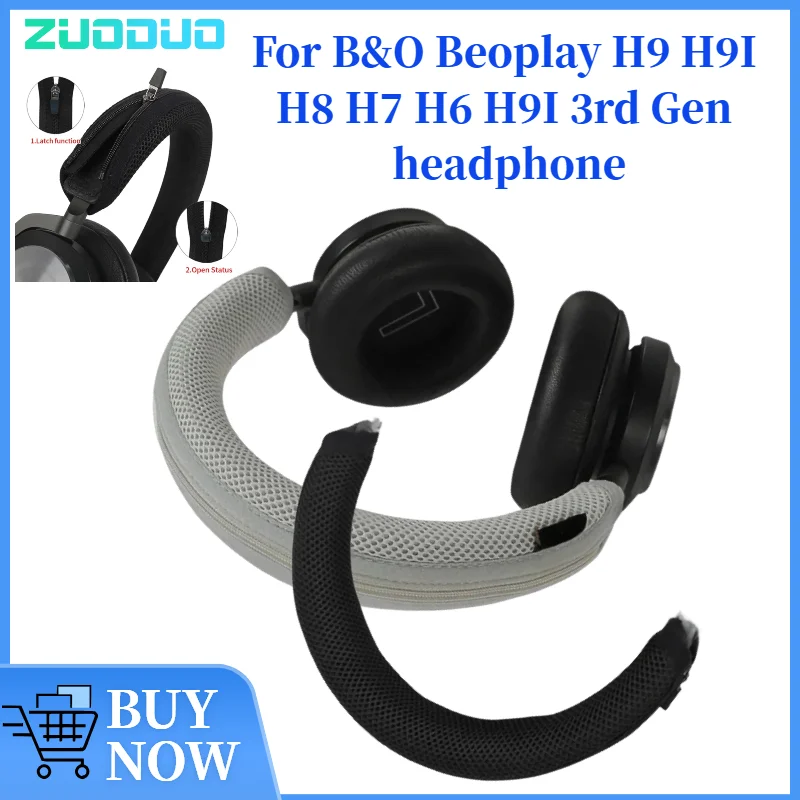 

ZUODUO Replacement Headband Cover for B&O Beoplay H9 H9I H8 H7 H6 H9I 3rd Gen Headphones Protective Headband Case
