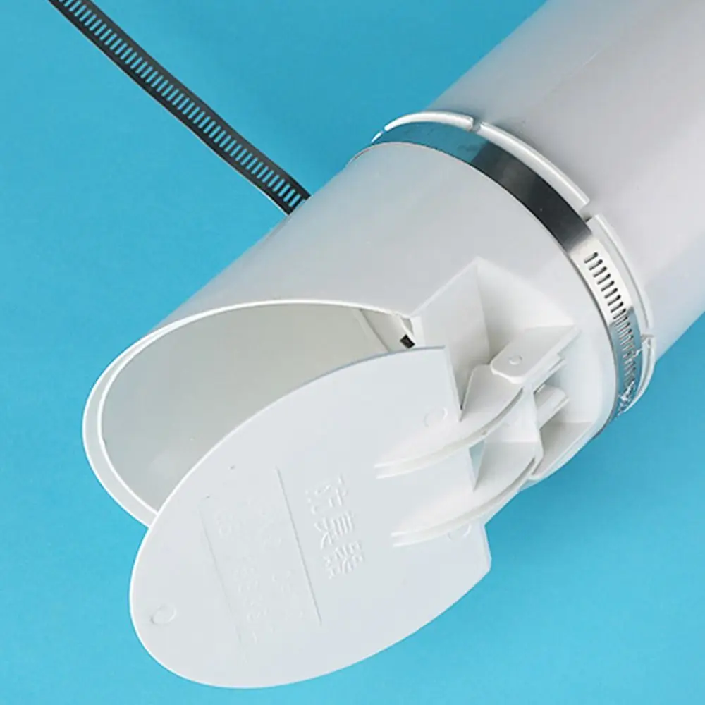 50/75/110/160mm Outdoor Balcony White Drainage Pipe Anti Odor Floor Drains Insect-proof Roof Cover Rain Pipe Cap Strainer Plugs