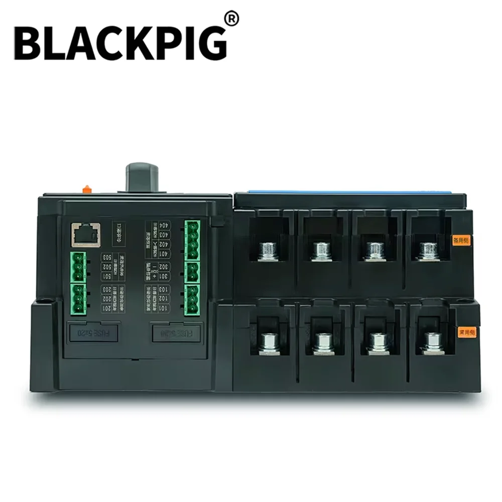 PC Class CHNT ATS NXZ-125/4A 100A 125A 250A 630A 4P Dual Power Automatic Transfer Switch With USB Port Communication Cable