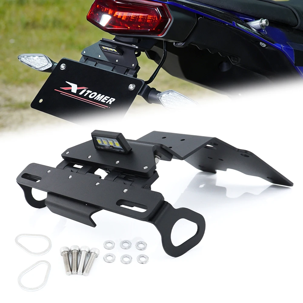 

Motorbike Foldable Tail Tidy Fender Eliminator License Plate Holder TENERE 700 XTZ690 Tenere 700 Rally /World Raid For YAMAHA