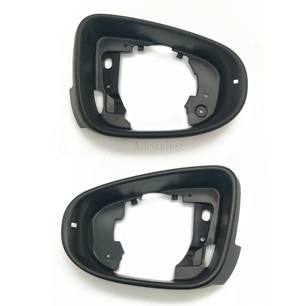1 пара левого и правого бокового держателя рамки зеркала, подходит для VW Golf 6 MK6 2009-2013, корпус заднего вида, рамка, автомобильные аксессуары