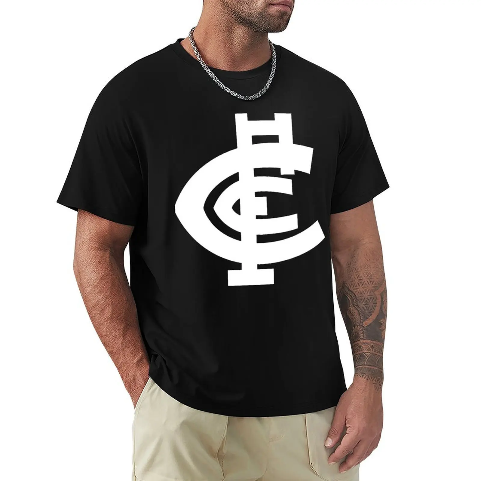 Carlton logo Classic T-Shirt Functional Casual Short Sleeve Tee