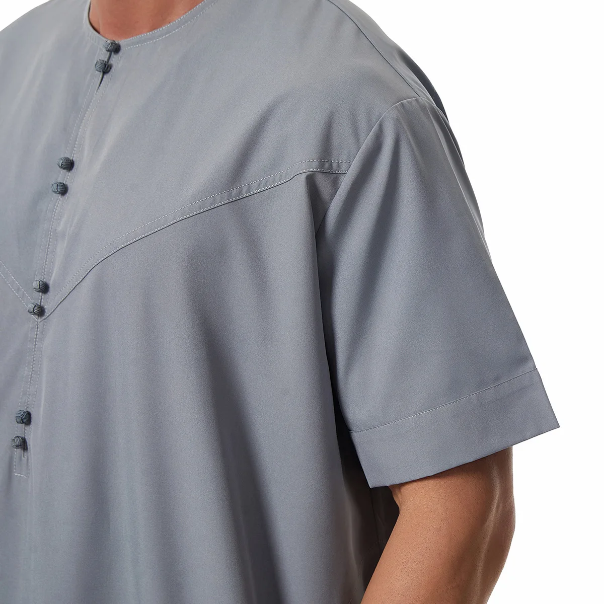 New Thawb Thoub Muslim Men Thobe Islamic Abaya Daffah Robe Dress Saudi Style Robe Arabic Dubai Kaftan Middle East