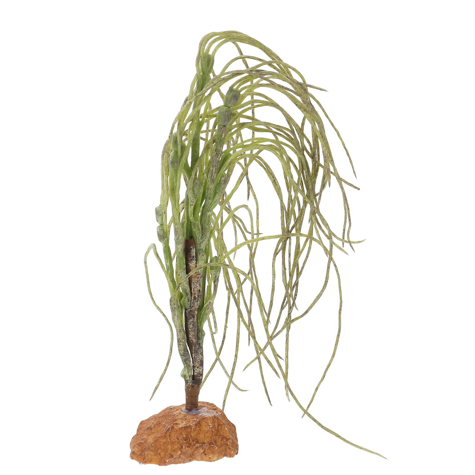 

Reptile Tank Plants Artificial Realistic Decorative Leaves Natural Habitat Simulation for Snake Gecko Bearded Dragon Lizard