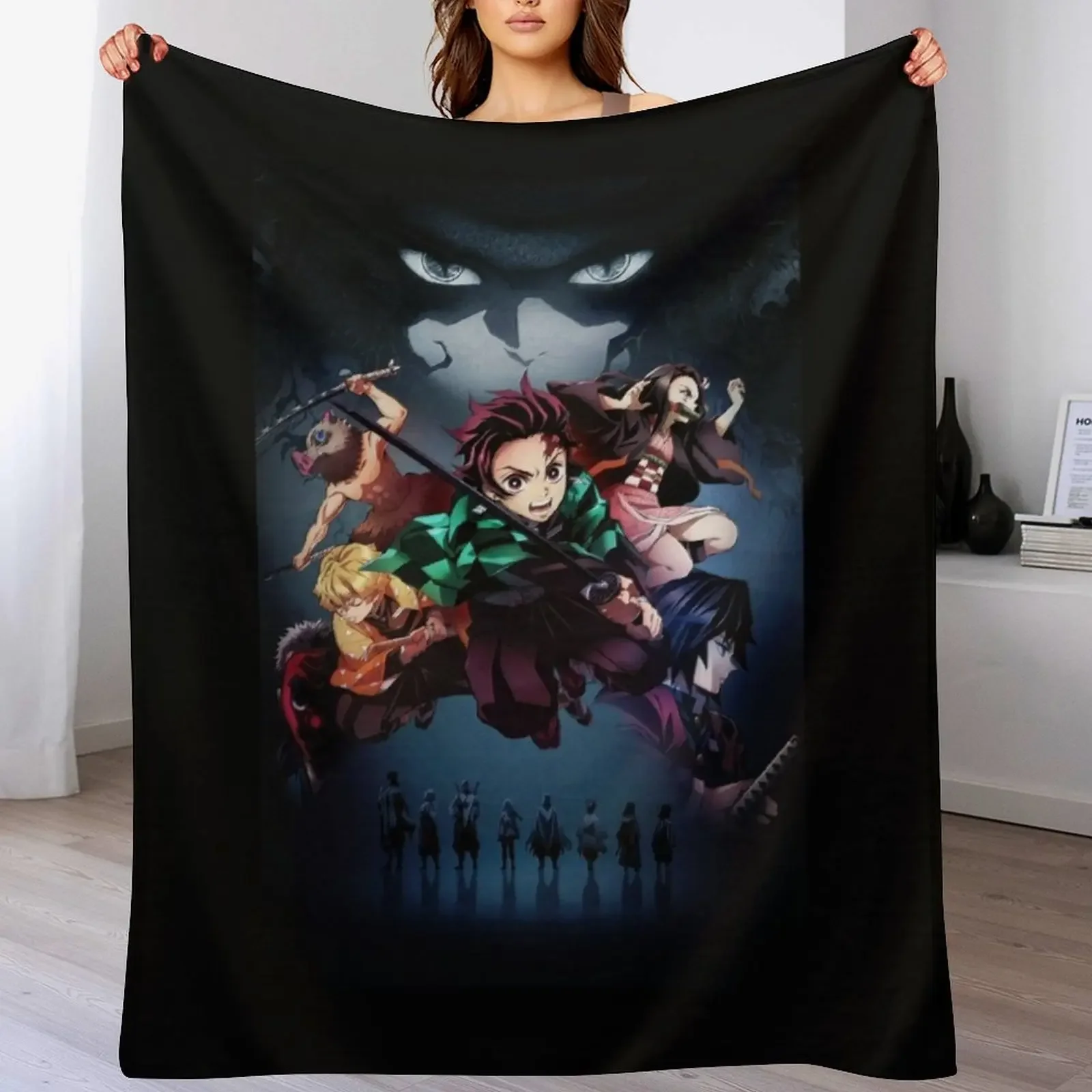 Saringan Wajan Überwurfdecke, Flanell, vielseitig einsetzbar, dekorative Überwurf-Bettdecken