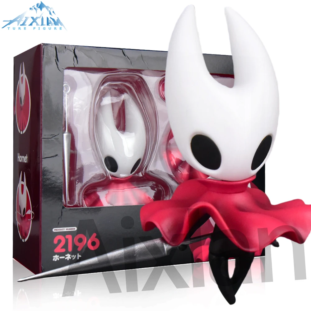 Aixlan #2195 Knight #2196 Hornet Hollow Knight Figure 10cm PVC Action Figure Amine Birthday Gift Collectible Figurine