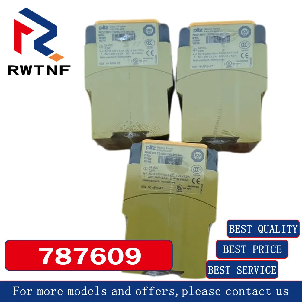 Brand New Genuine 787609 PILZ PNOZ X9P C 24VDC supply safety relay ,100% original
