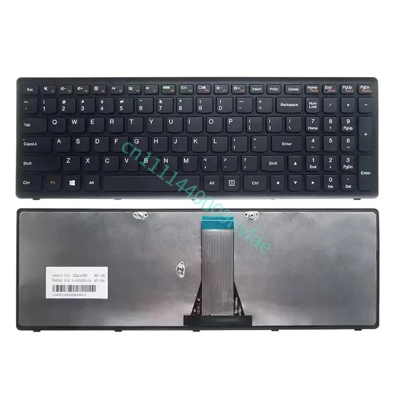 US keyboard for Lenovo IdeaPad S510P G500S G505S Z510 Z505 Flex 15 Flex15 No backlight 0.3