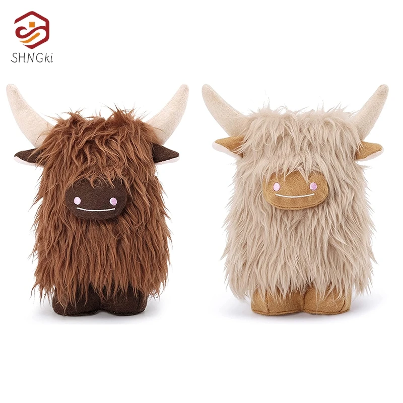 1pc Highland Cow Gnomes Birthday Decorations Gifts Farmhouse Nordic Dwarf Home Calf Gnome Herd Collection