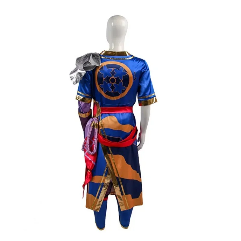 Game LOL Spirit Blossom Yasuo The Unforgiven Cosplay Costume  Hallowen Carnival Party Outfit