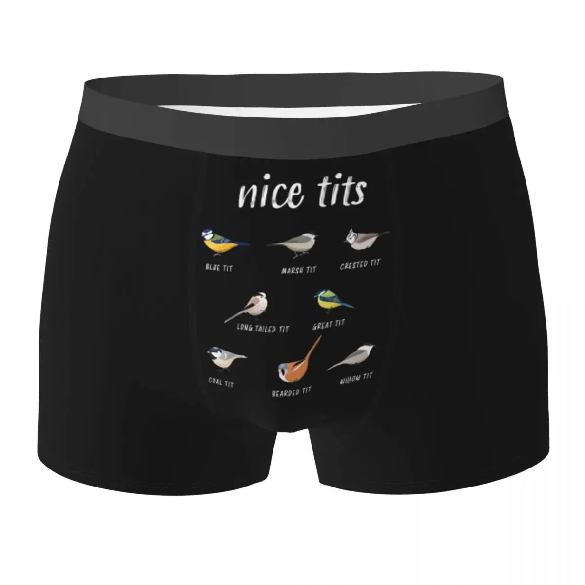 

Трусы-боксеры, шорты с красивыми циськами, забавные трусики для наблюдения за птицами, мужское дышащее нижнее белье для мужчин, подарки бойфренду