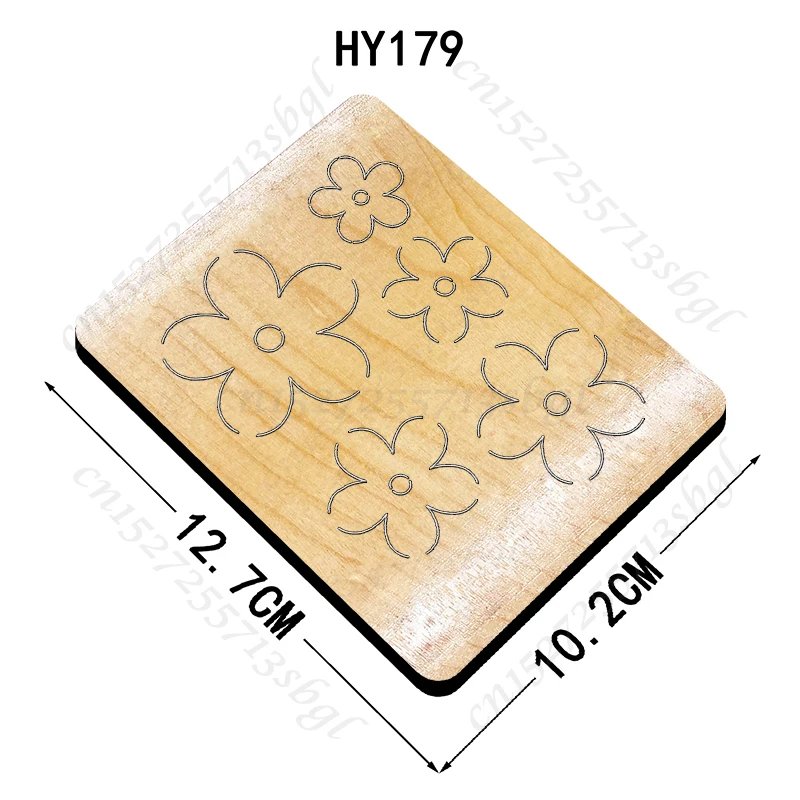 Flowers New Wooden Cutting Dies Suitable for Common Mold Scrapbook Machines on the Market