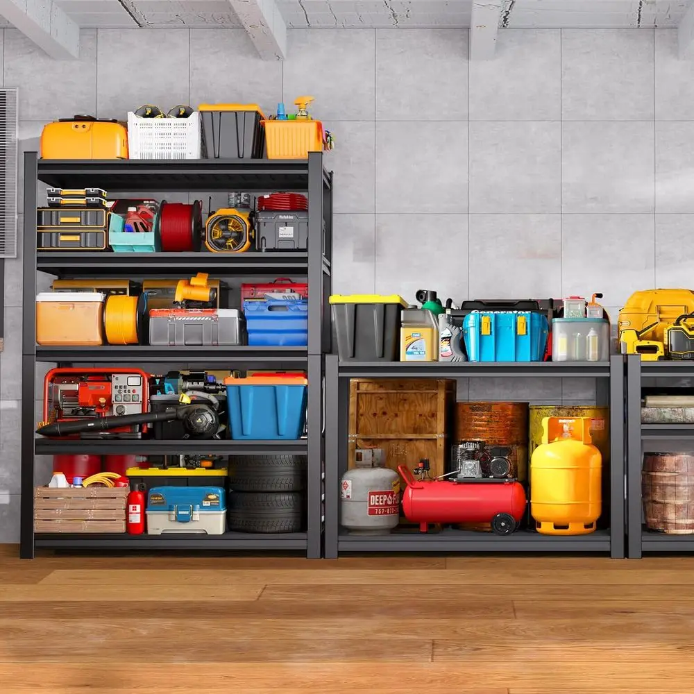 71 Heavy-Duty 5-Tier Metal Shelving Unit - 3000 lbs Capacity, Adjustable Storage Rack for Garage, Warehouse, Pantry